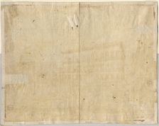 Cartouche (verso), 1664. Creator: Lievin Cruyl (Flemish, c. 1640-c. 1720)