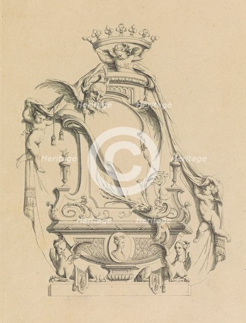 Cartouches Nouvellement Inventez par J.B. Toro, 1716., 1716. Creator: Jean Bernard Toro.