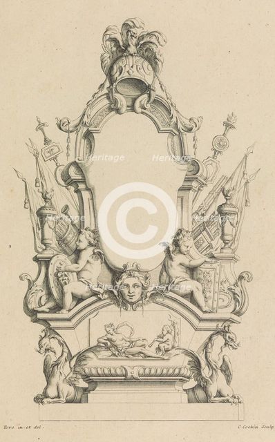 Cartouches Nouvellement Inventez par J.B. Toro, 1716., 1716. Creator: Jean Bernard Toro.