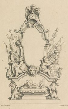 Cartouches Nouvellement Inventez par J.B. Toro, 1716., 1716. Creator: Jean Bernard Toro