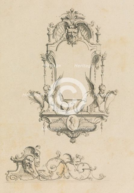 Cartouches Nouvellement Inventez par J.B. Toro, 1716., 1716. Creator: Jean Bernard Toro.