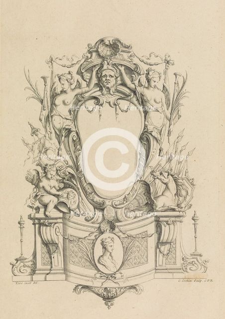 Cartouches Nouvellement Inventez par J.B. Toro, 1716., 1716. Creator: Jean Bernard Toro.
