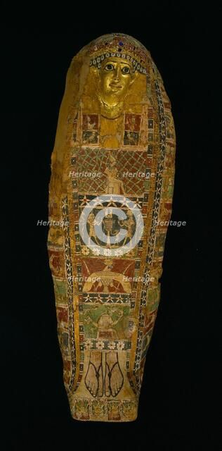 Cartonnage Mummy Case , c. 50 BC - AD 50. Creator: Unknown.