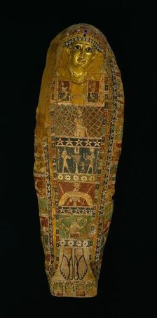 Cartonnage Mummy Case , c. 50 BC - AD 50. Creator: Unknown
