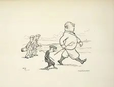 Cartoon with golfing theme, c1900-c1910. Creator: Unknown