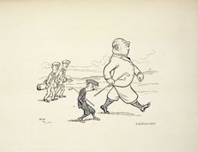 Cartoon with golfing theme, c1900-c1910. Creator: Unknown