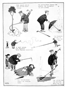 Cartoon by W Heath Robinson (1872-1944), c1920. Creator: W Heath Robinson