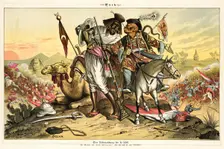 Cartoon from Puck, between 1880 and 1889. Creators: Joseph Keppler, Bernhard Gillam