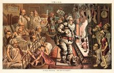 Cartoon from Puck, between 1880 and 1889. Creators: Joseph Keppler, Bernhard Gillam