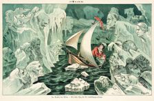 Cartoon from Puck, between 1880 and 1889. Creators: Joseph Keppler, Bernhard Gillam