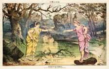 Cartoon from Puck, between 1880 and 1889. Creators: Joseph Keppler, Bernhard Gillam