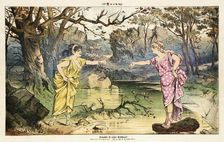 Cartoon from Puck, between 1880 and 1889. Creators: Joseph Keppler, Bernhard Gillam