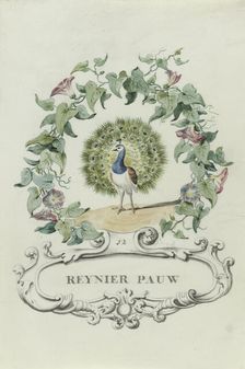 Cartoon of Reynier Pauw, 1710-1720. Creator: Anon