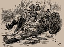 Cartoon on the First Sino-Japanese War. Punch, 29 September 1894, 1894. Creator: Anonymous