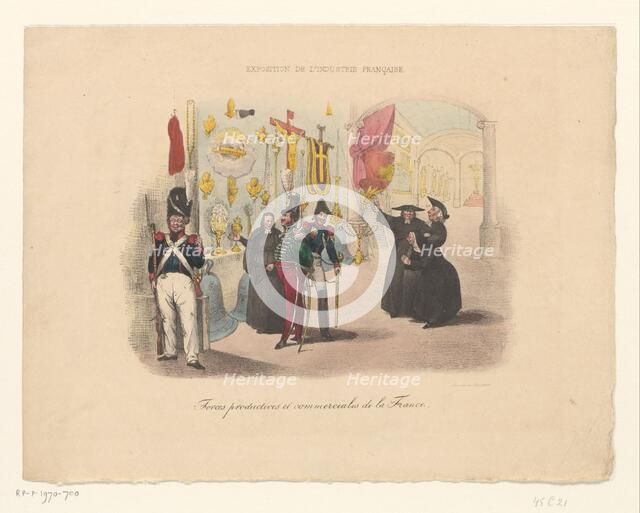 Cartoon on the production of ecclesiastical objects, early 19th century? Creator: Anon.