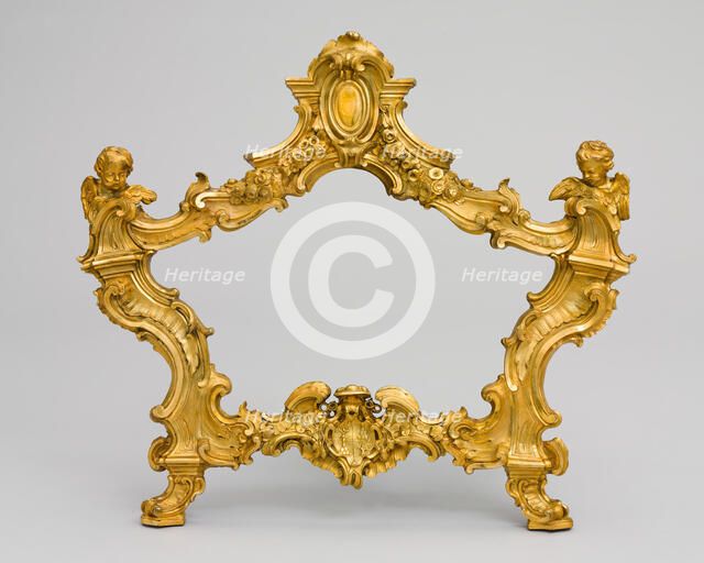 Carta Gloria Frame, Italy, 1765/66. Creator: Leandro Gagliardi.