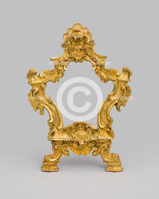 Carta Gloria Frame, Italy, 1765/66. Creator: Leandro Gagliardi.