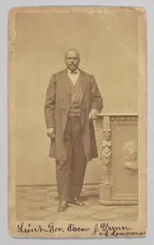 Carte-de-visite of Lt. Governor Oscar J. Dunn, 1868-1871. Creator: Unknown