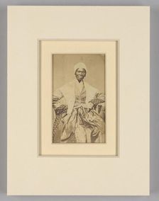 Carte-de-visite of Sojourner Truth, 1863. Creator: Unknown