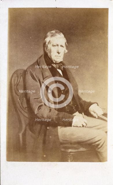 Carte de visite of unidentified man, c1860s. Creator: Sarony & Co.