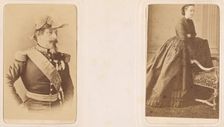 [Carte-de-Visite Album of Prominent Personages], 1860s-70s. Creator: Pierre-Louis Pierson