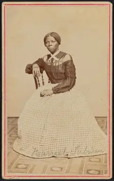 Carte-de-visite portrait of Harriet Tubman, 1868-1869. Creator: Benjamin F. Powelson