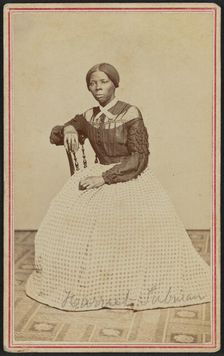 Carte-de-visite portrait of Harriet Tubman, 1868-1869. Creator: Benjamin F. Powelson