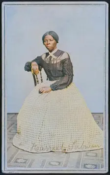 Carte-de-visite portrait of Harriet Tubman, 1868-1869. Creator: Benjamin F. Powelson