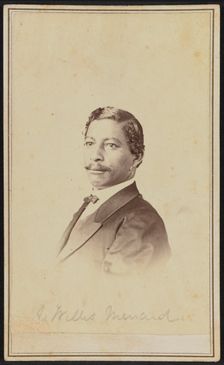 Carte-de-visite portrait of John W. Menard, 1868-1870. Creator: William H. Leeson