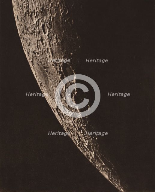 Carte photographique de la lune, 1909. Creator: Charles le Morvan.
