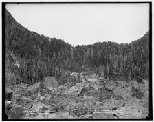 Carter Notch looking north, White Mountains, c1900. Creator: Unknown