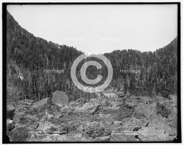 Carter Notch looking north, White Mountains, c1900. Creator: Unknown.