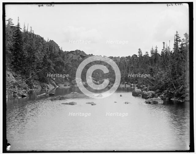 Carter Notch looking south, White Mountains, New Hampshire, between 1890 and 1901. Creator: Unknown.