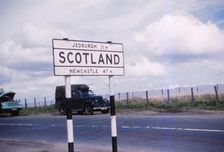 Carter Bar on A68, the border with Scotland, c1960. Artist: CM Dixon