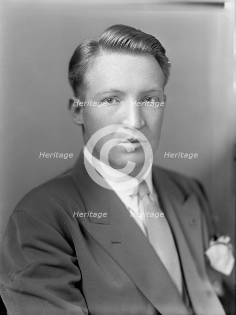 Carter Barron - Portrait, 1934. Creator: Harris & Ewing.