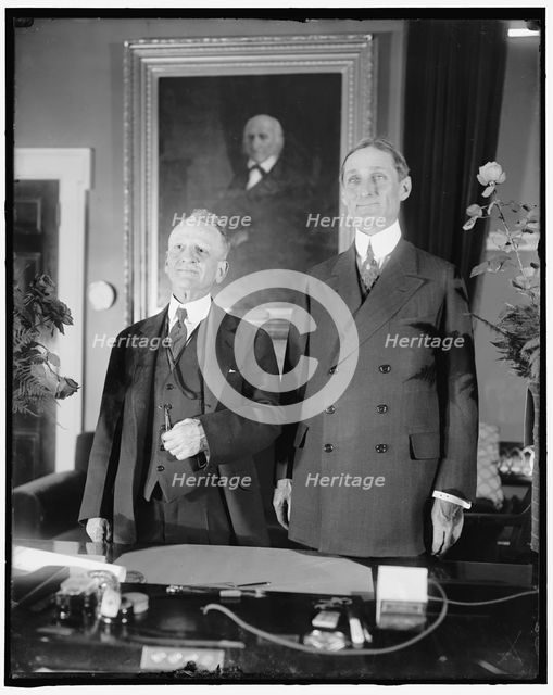 Carter Glass & McAdoo, between 1910 and 1920. Creator: Harris & Ewing.