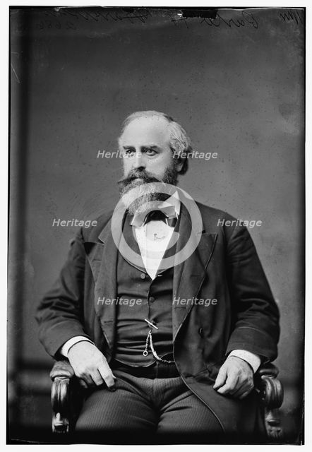 Carter H. Harrison of Illinois, between 1870 and 1880. Creator: Unknown.