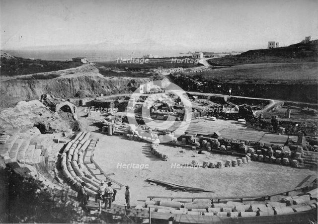 'Carthage. The Amphitheatre', c1913. Artist: Charles JS Makin.