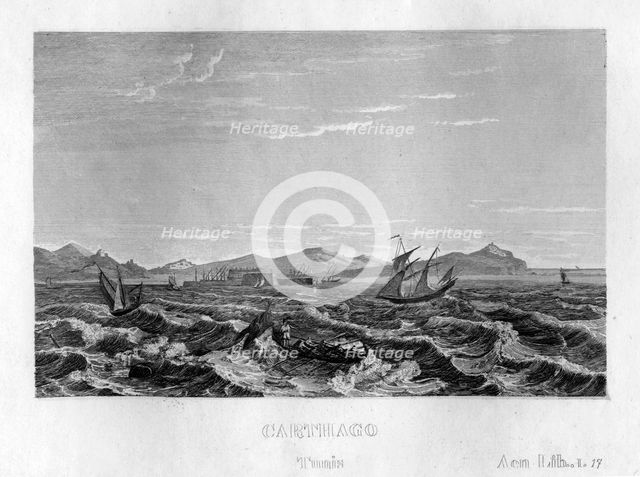 Carthage, Tunisia, c1833. Creator: Unknown.