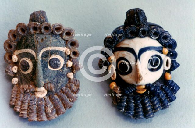 Carthaginian masks, Tunisia, 4th-3rd century BC. Artist: Unknown