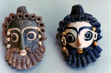 Carthaginian masks, Tunisia, 4th-3rd century BC