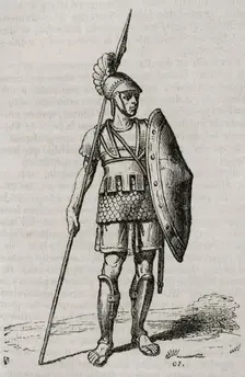 Carthaginian warrior, 1852. Creator: Unknown