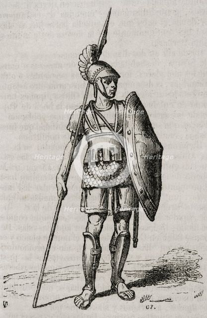 Carthaginian warrior, 1852. Creator: Unknown.