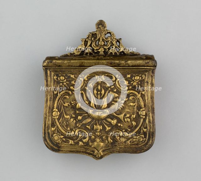 Cartridge Box, Germany, late 17th century. Creator: Unknown.