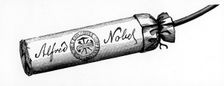 Cartridge from Nobel Explosives Company Limited, Ardeer, Ayrshire, 1884. Creator: Unknown