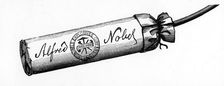 Cartridge from Nobel Explosives Company Limited, Ardeer, Ayrshire, 1884