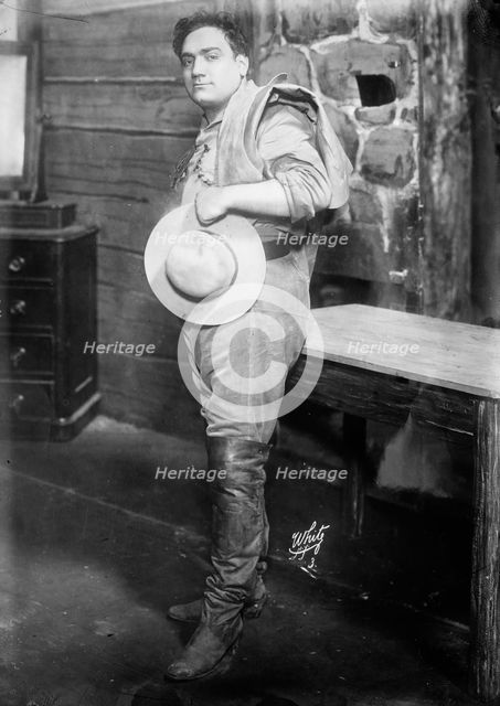 Caruso as Johnson, White, NY, 1910. Creator: Bain News Service.