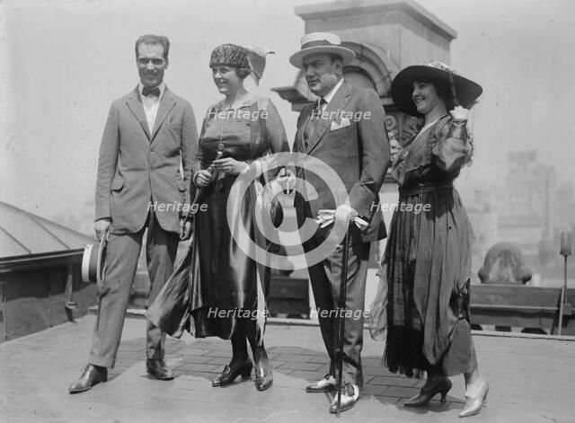 Caruso Wedding Party, 1918. Creator: Bain News Service.