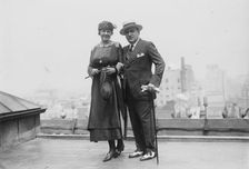 Caruso & wife, 1918. Creator: Bain News Service