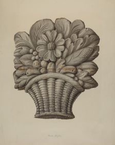 Carved Ornament, 1935/1942. Creator: Charles Garjian